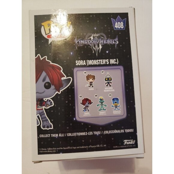 Funko Pop! Disney Kingdom Hearts 3 SORA (Monster’s, Inc) Pop Vinyl NEW IN BOX - Picture 2 of 2